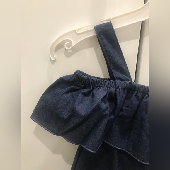 Little Girls Off Shoulder Tops Short 2 Pieces Party Summer Clothing Short Set - Picture 6 of 7